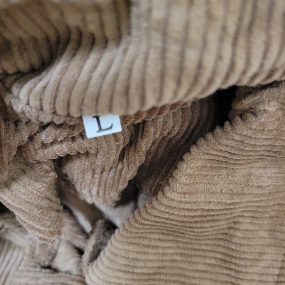 Nwot Minibee Brown Corduroy Jacket/ Shacket - Picture 8 of 9